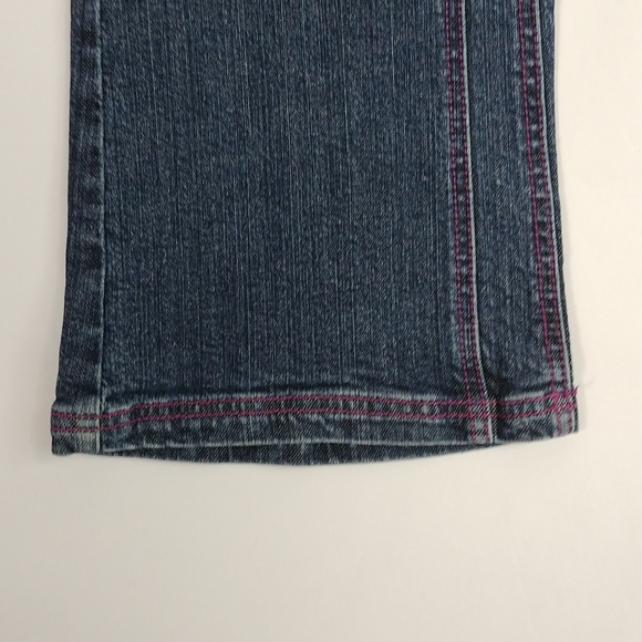Y2K Crest Jeans With Purple Thread - Picture 8 of 8